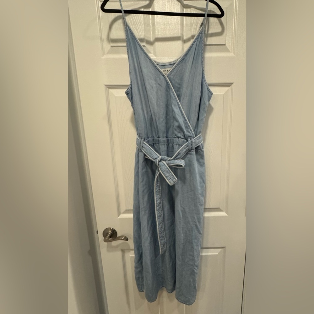 Cloth & Stone Blue Denim pencil Dress nwt xl